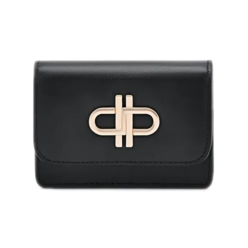 Ví Nữ Pedro Icon Leather Bi-Fold Card Holder Black PW4-25940034-1_BLACK Màu Đen