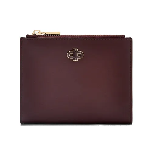 Ví Nữ Pedro Leather Bi-Fold Wallet - Wine PW4-15940099_WINE_CP Màu Đỏ