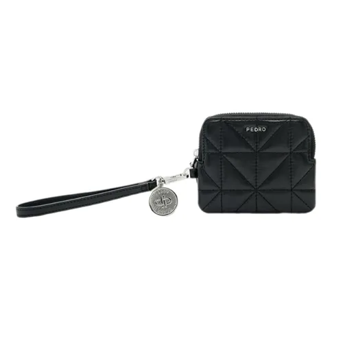 Ví Nữ Pedro Quilted Wristlet Black PW4-96500003_BLACK Màu Đen