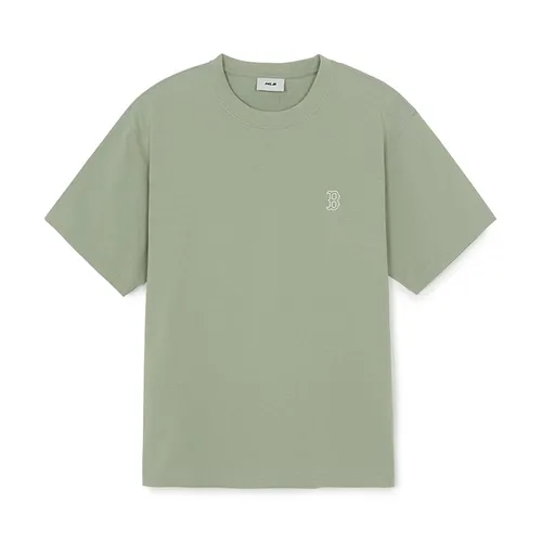 Áo Phông MLB Basic Heavy Weight Over Fit T-Shirts 3ATSB0263-43GNL Màu Xanh Green
