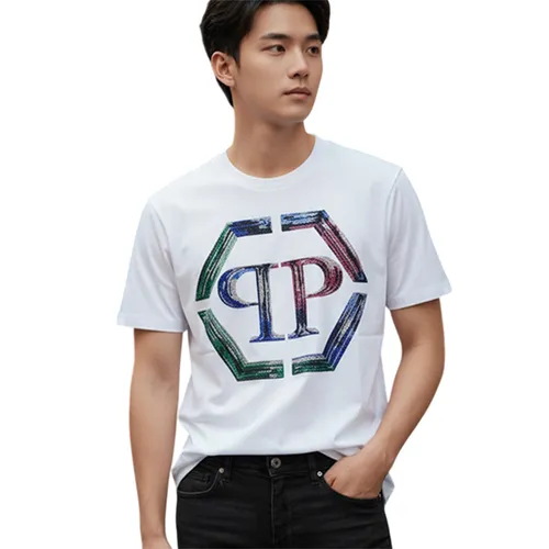 Áo Phông Nam Philipp Plein UADC-MTK7967-PJY002N_01 Màu Trắng Size S