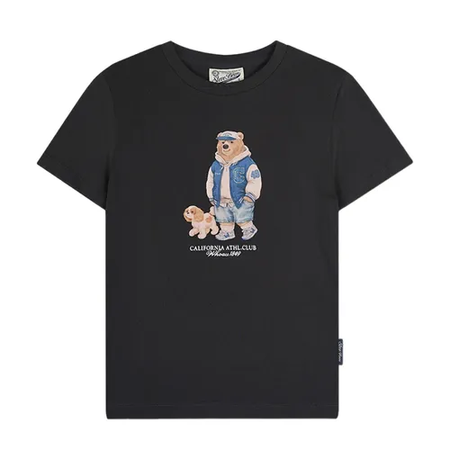 Áo Phông WHOAU Steve Photo Charcoal Tshirt Màu Xám Than