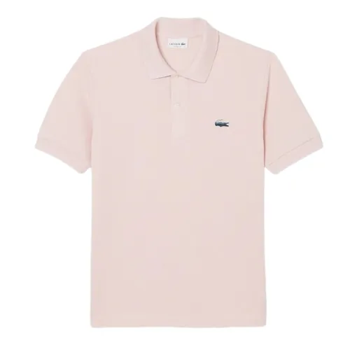 Áo Polo Nam Lacoste Men's Classic Landscape Crocodile Polo Shirt Light Pink PH5881 ADY Màu Hồng Nhạt Size 5