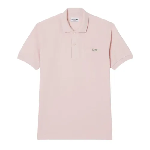 Áo Polo Nam Lacoste Men's Classic Piqué Polo Shirt With Embroidered Pattern PH5465 10 ADY Màu Hồng Nhạt Size 3