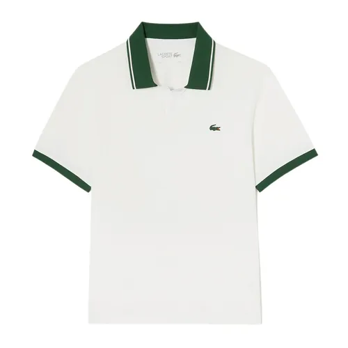 Áo Polo Nam Lacoste Regular Fit DH941E 70V Màu Trắng Size 3