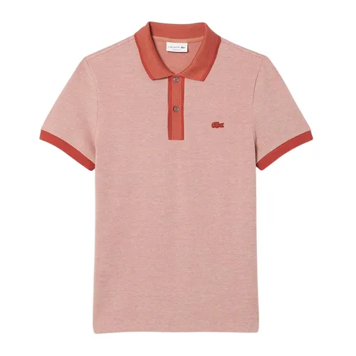 Áo Polo Nam Lacoste Regular Fit PH0804 DI7 Màu Đỏ Gạch Size 3