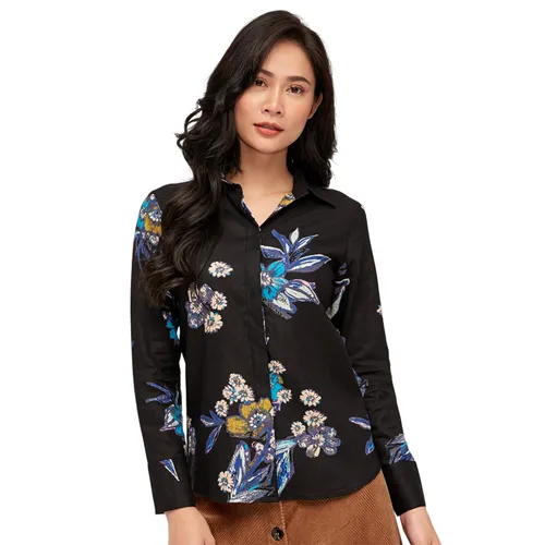 Áo Sơ Mi Nữ F2 Fashion & Freedom Linen Autumn Sonata SMW357-DH-S-1219 Màu Đen Size S