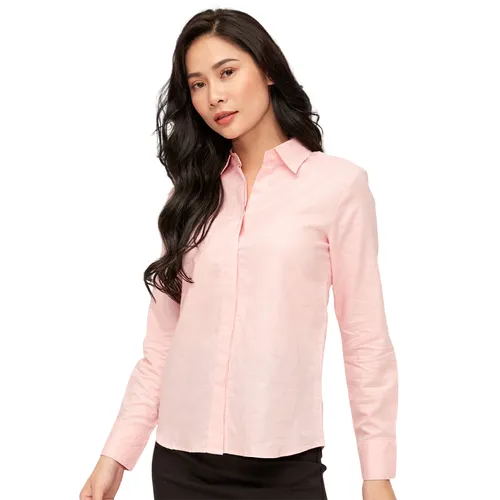 Áo Sơ Mi Nữ F2 Fashion & Freedom Linen SMW360-H-S-1119 Màu Hồng Size S