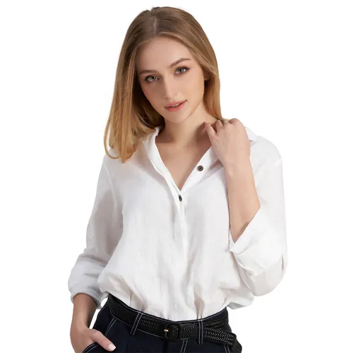 Áo Sơ Mi Nữ F2 Fashion & Freedom Linen SMW360-T-S-0420 Màu Trắng Size S