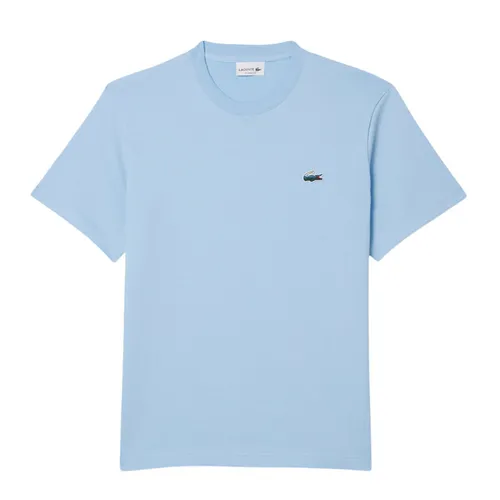 Áo Thun Nam Lacoste Men's Heavy Jersey Landscape Crocodile T-Shirt TH5899 HBP Màu Xanh Da Trời Size 4