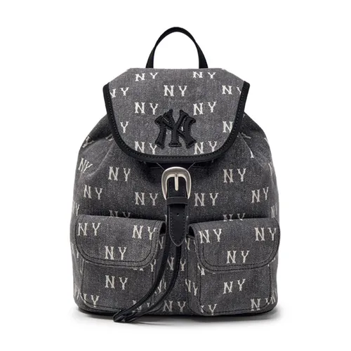 Balo MLB Classic Mono Vintage Denim Backpack New York Yankees Grey 3ABKM065N-50CGS Màu Xám