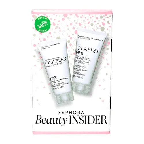 Bộ Sản Phẩm Giảm Gãy Rụng, Phục Hồi Tóc Hư Tổn Olaplex No3 + No8 Mini Set