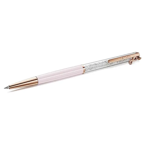 Bút Ký Unisex Swarovski Crystalline Ballpoint Pen Infinity, Pink Lacquered, Rose Gold-Tone Plated 5728731 Màu Hồng Trắng