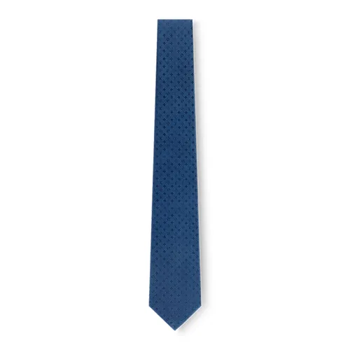 Cà Vạt Nam Louis Vuitton LV Neo Monogramissime Capsule Tie M75988 Navy Blue Màu Xanh