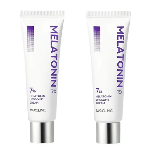 Combo 2 Kem Dưỡng Hỗ Trợ Trẻ Hóa Da Maxclinic 7% Melatonin Liposome Cream RX Tặng 01 Con Lăn Đá Lạnh