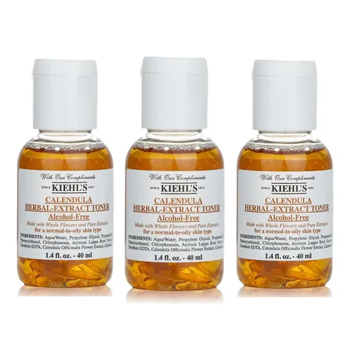 Combo 3 Toner Kiehl's Calendula Herbal Extract Alcohol Free 40ml x 3