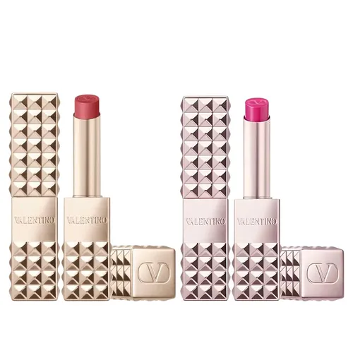 Combo Son Lì Valentino 415R Born To Be Extra Màu Đỏ Hồng + Son Dưỡng 302R Extra Pink Màu Hồng Tươi