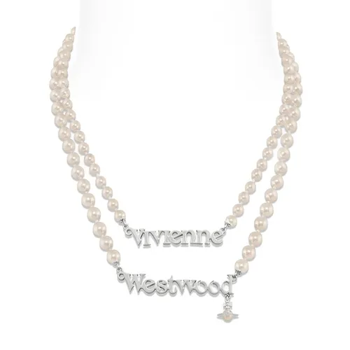 Dây Chuyền Nữ Vivienne Westwood Amelia Pearl Màu Trắng