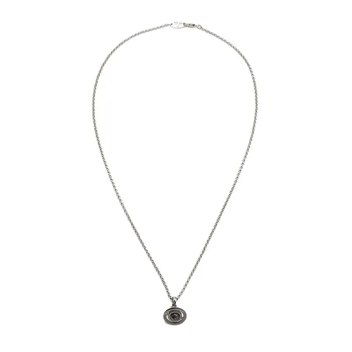 Dây Chuyền Unisex Vivienne Westwood New Petite Orb Pendant Necklace Silver  VW954L04Z-D11 Màu Bạc