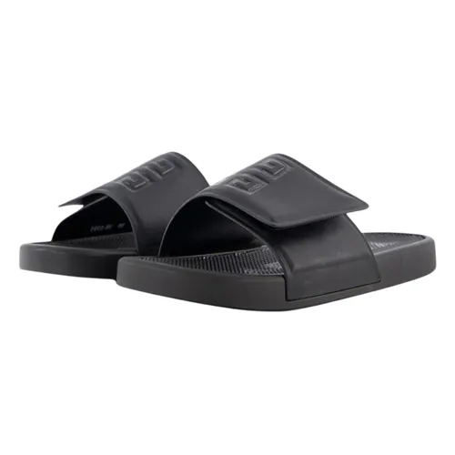 Dép Nam Givenchy Synthetic Leather Black BH3024H1NG Màu Đen Size 40