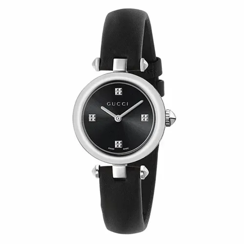 Đồng Hồ Nữ Gucci YA141506 Quartz Diamantissima Black Dial Màu Đen