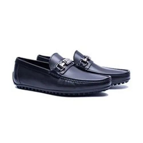 Giày Lười Nam Giovanni Moccasin GSH0054-1NK Màu Đen Size 43