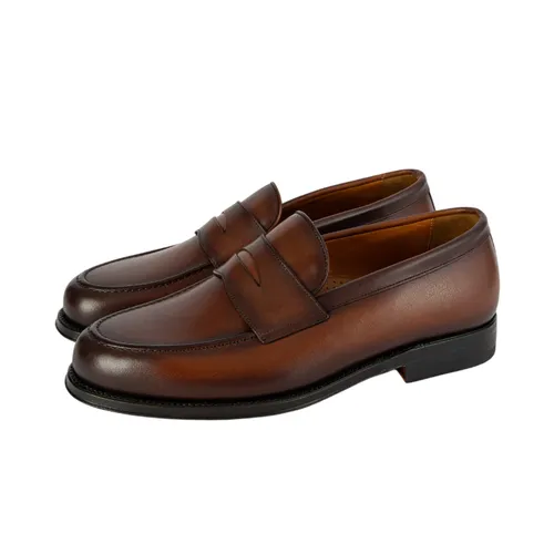 Giày Lười Nam Giovanni Newport Loafer SLF80-00002HB01 Màu Nâu Size 39