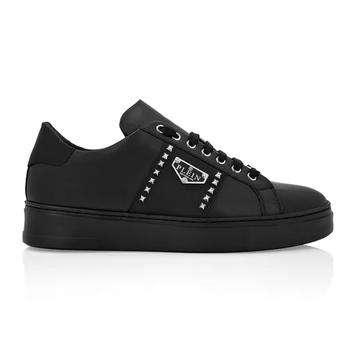 Giày Sneaker Nam Philipp Plein Tag Sport Nappa Leather Lo-Top LADS-USC0788-PLE005N_0202 Màu Đen Size 40