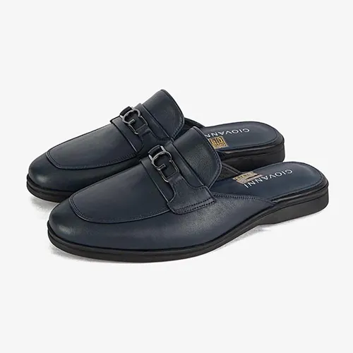 Giày Sục Nam Giovanni Gentle Flow Closed Mule GMU0002-1NN Màu Xanh Navy Size 38