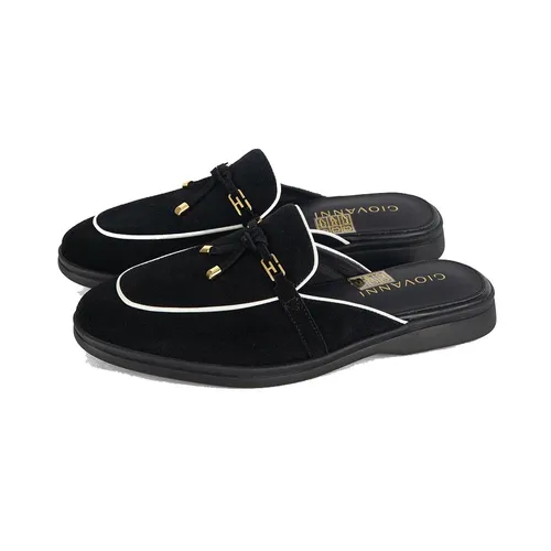 Giày Sục Nữ Giovanni Gentle Flow Closed Mule DMU0002-1NK Màu Đen Size 35
