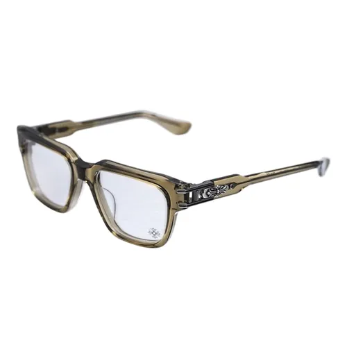 Gọng Kính Chrome Hearts Bulge Army Glasses Màu Vàng Nâu