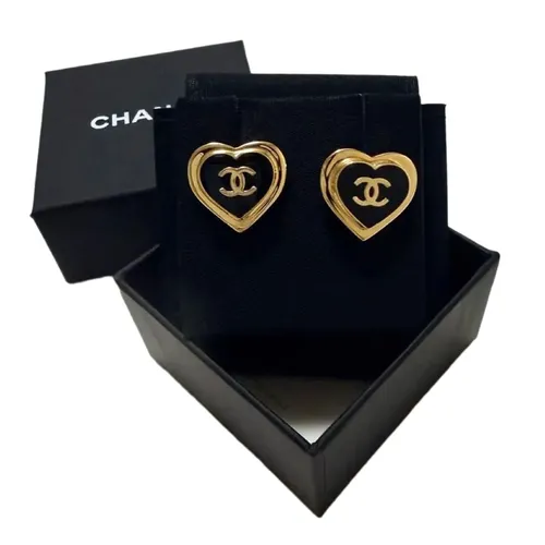 Khuyên Tai Nữ Chanel ABH118 B23545 Earrings Màu Đen