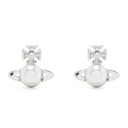 Khuyên Tai Nữ Vivienne Westwood Balbina Earrings Fleas Màu Bạc