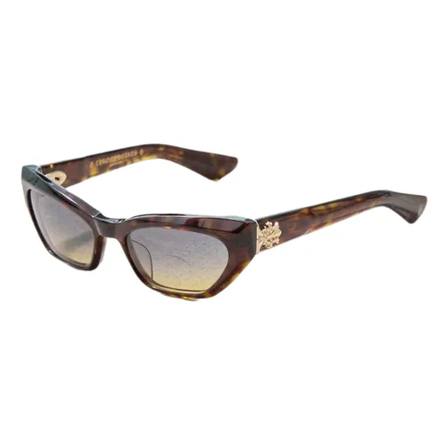 Kính Mát Chrome Hearts Hallla Baluuuu Dark Tortoise Màu Nâu