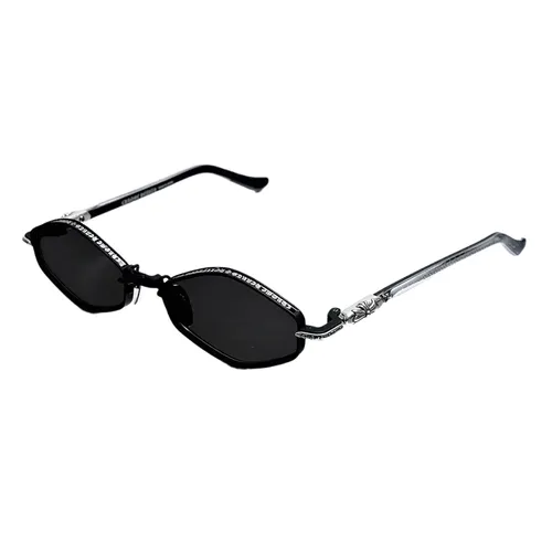 Kính Mát Chrome Hearts Nip Slip Sunglasses Matte Black/Black/Black Palstic Màu Đen
