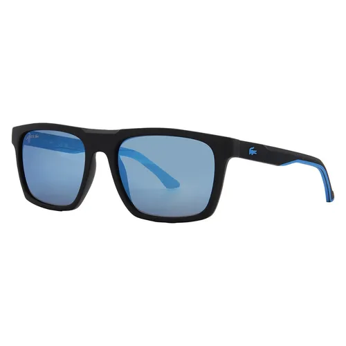 Kính Mát Nam Lacoste Blue Square Men's Sunglasses L957S 002 56 Màu Xanh Đen