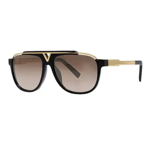 Kính Mát Unisex Louis Vuitton LV Mascot Sunglasses Z0936E Black/Gold Tone Màu Đen Vàng
