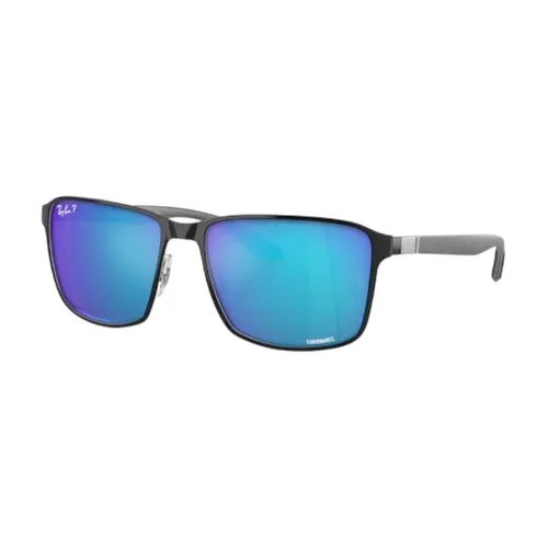 Kính Mát Unisex Rayban RB3721CH 9144A1 Polarized+ Lenses Màu Xanh Đen