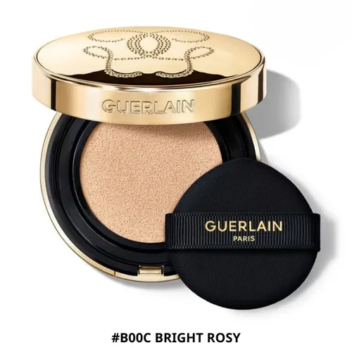 Lõi Phấn Nước Guerlain Paure Gold Cushion Rejuvenating Effect Foundation Luminous SPF 40 PA+++ Tone B00C Bright Rosy