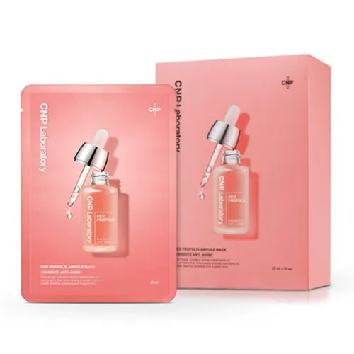 Mặt Nạ Keo Ong Đỏ Phục Hồi Da CNP Laboratory Red Propolis Ampule Mask (1 Hộp x 10 Miếng)