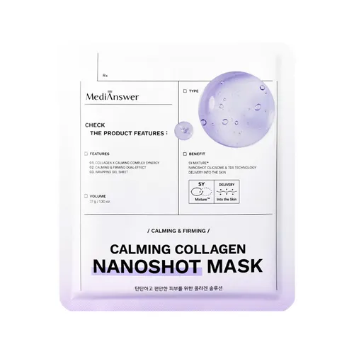 Mặt Nạ Thạch Phục Hồi Và Cấp Ẩm Da Medianswer Calming Collagen Nanoshot Mask 37g