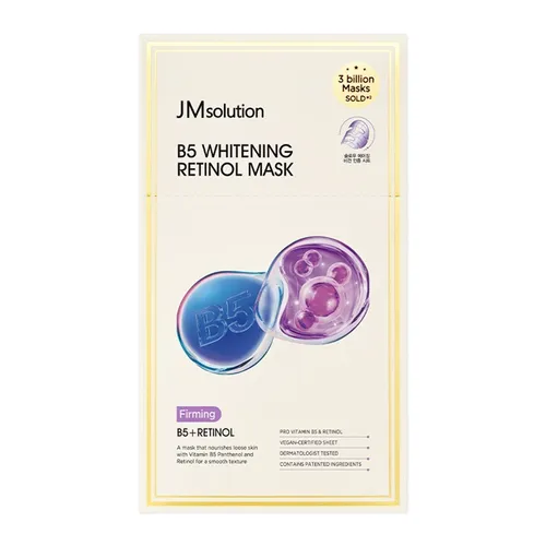 Mặt Nạ Trẻ Hóa Làn Da JM Solution B5 Whitening Retinol Mask 10 Miếng
