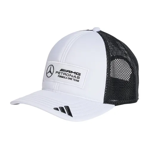 Mũ Adidas Mercedes Amg Petronas Formula One Team Snapback Logo Trucker Cap JX6451 Màu Trắng