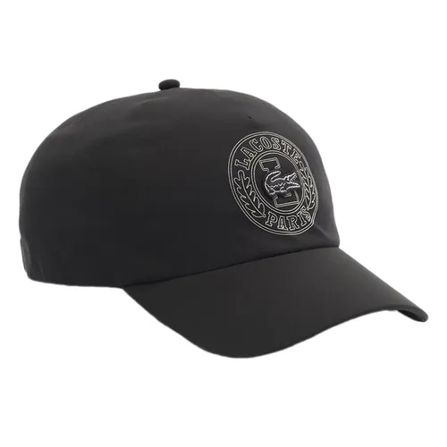 Mũ Lacoste Adjustable Water-Repellent Cap RK9457 031 Màu Đen