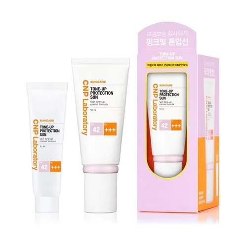 Set Kem Chống Nắng Nâng Tông Da CNP Laboratory Tone Up Protection Sun SPF42 PA+++ (50ml + 31ml)