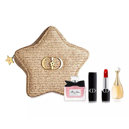 Set Nước Hoa Và Son Dior Star Pouch Holiday (4 Món)