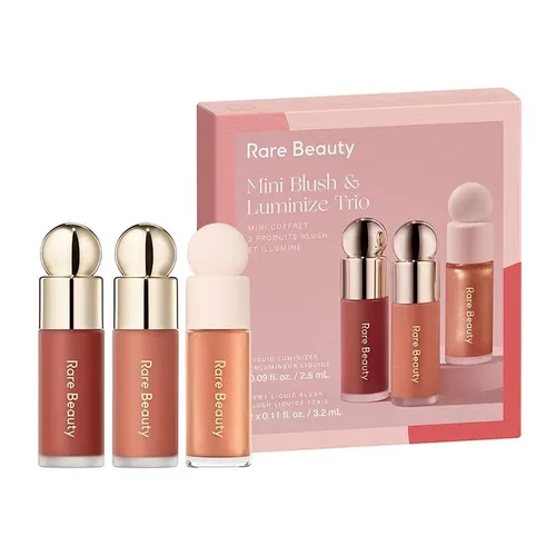 Set Phấn Má Dạng Kem Rare Beauty Mini Blush & Luminize Trio Set 3 Món