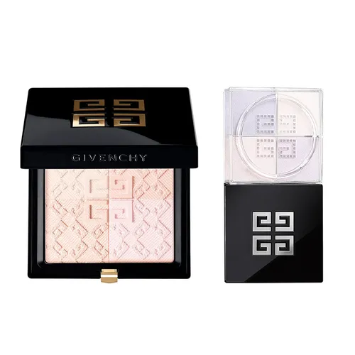 Set Phấn Phủ Dạng Nén Givenchy Prisme Libre 4-Color Pressed Powder Limited Tone N10 + Phấn Phủ Bột Powder Mattifying & Blurring Setting Tone 00