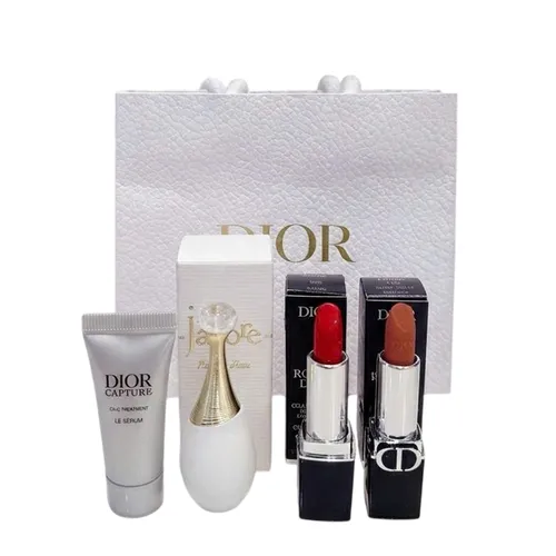 Set Son Và Nước Hoa Dior Mini 5 Món
