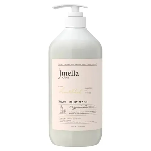 Sữa Tắm Cấp Ẩm Mịn Da Jmella In France No.03 Lime & Basil Body Wash 1000ml